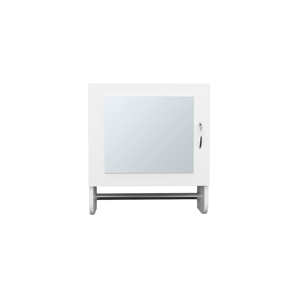 18-Inch Beaver Medicine Cabinet with Single Door and 2 Open Shelves – Organized Interior Shelving