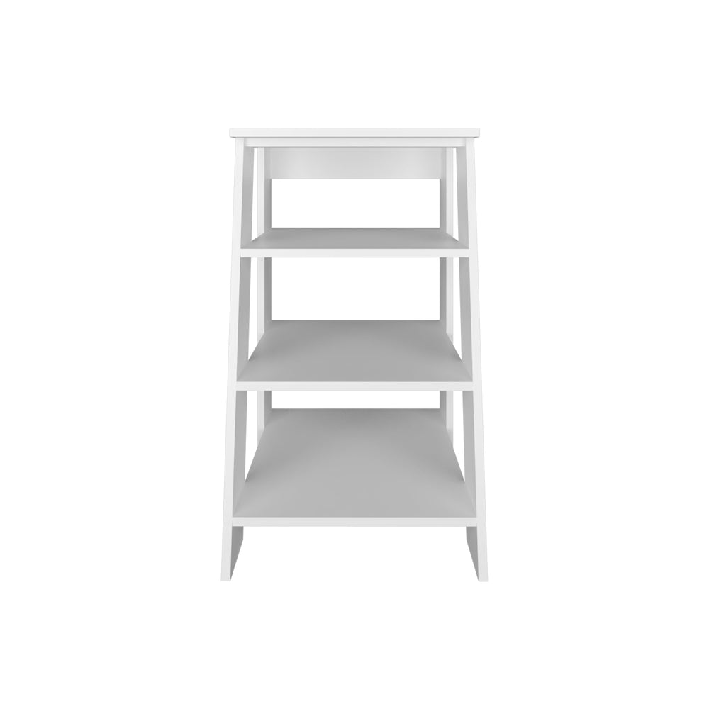17-Inch Colyn Storage Cabinet with 4 Open Shelves – Slim Freestanding Footprint