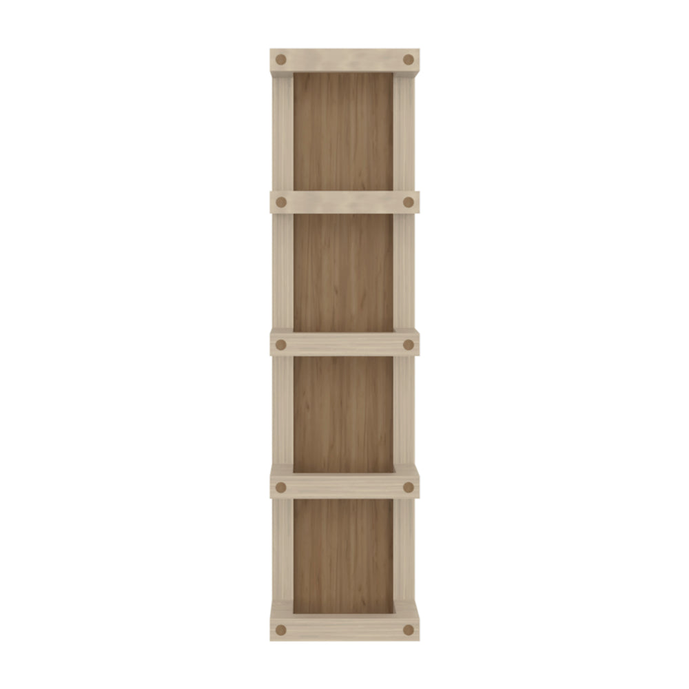 Chidester Bathroom Towel Rack with 5 Open Shelves – Overall Dimensions
