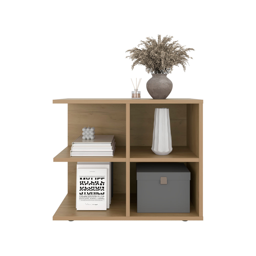 24-Inch Orchards Console Sideboard Furniture with 4 Open Shelves – Indoor Use And Assembly Required