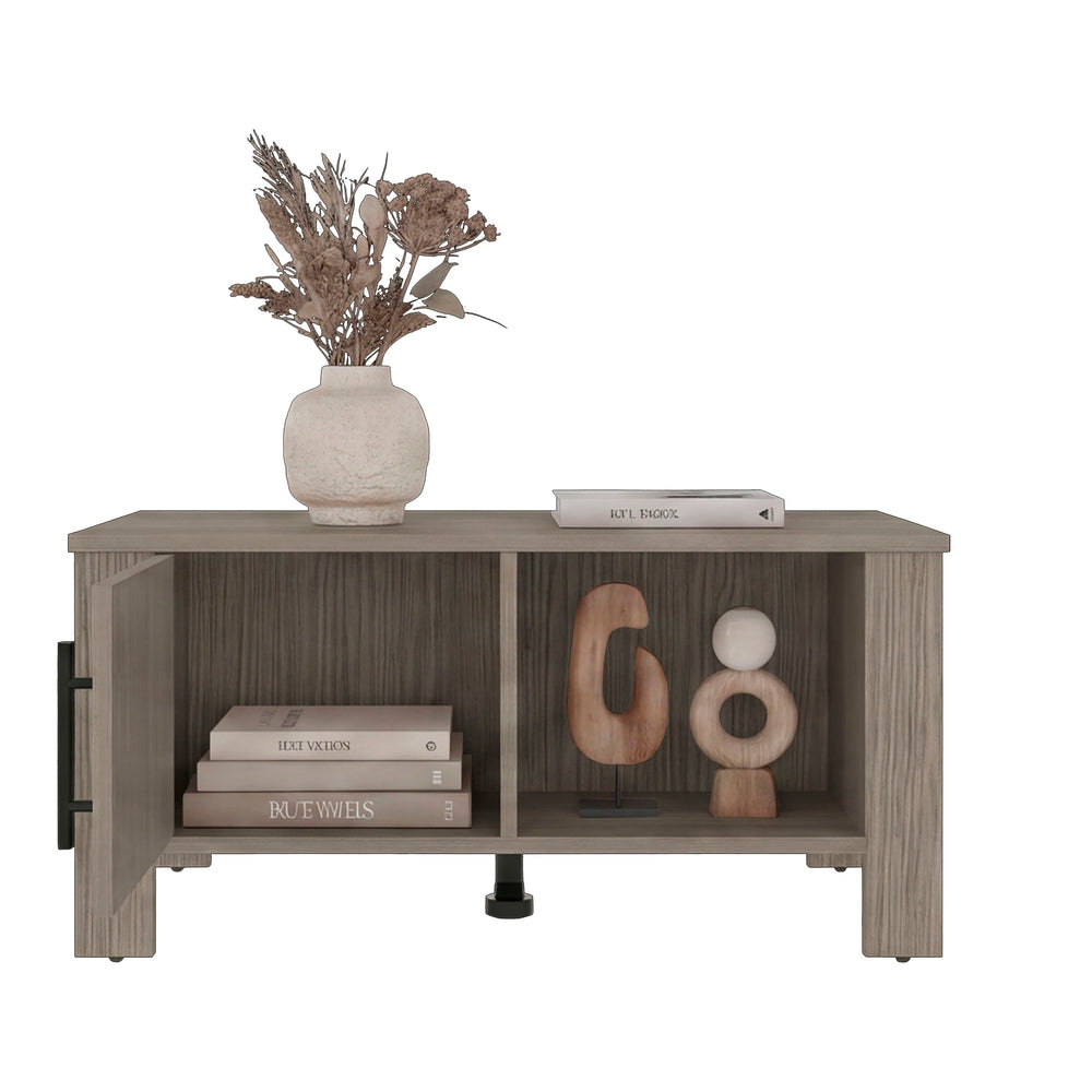 Lebanon Coffee Table with Open Shelf Storage and a Low-Profile Design for the Living Room – Compact Living Room Footprint