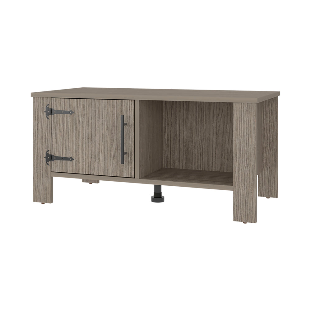 Lebanon Coffee Table with Open Shelf Storage and a Low-Profile Design for the Living Room – Durable Engineered Wood Build