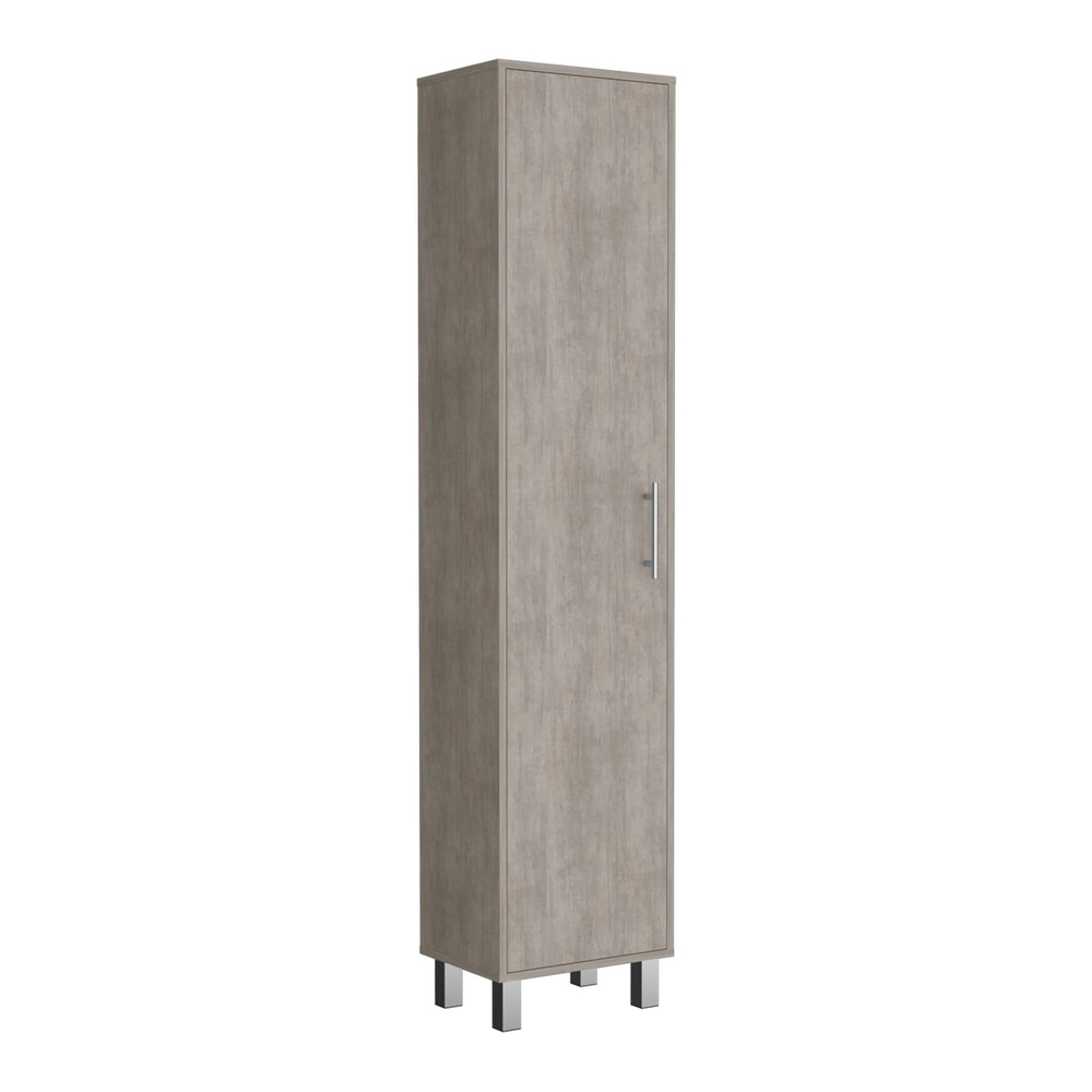 16-Inch Dryden Tall Narrow Storage Cabinet – Narrow Space-Saving Footprint