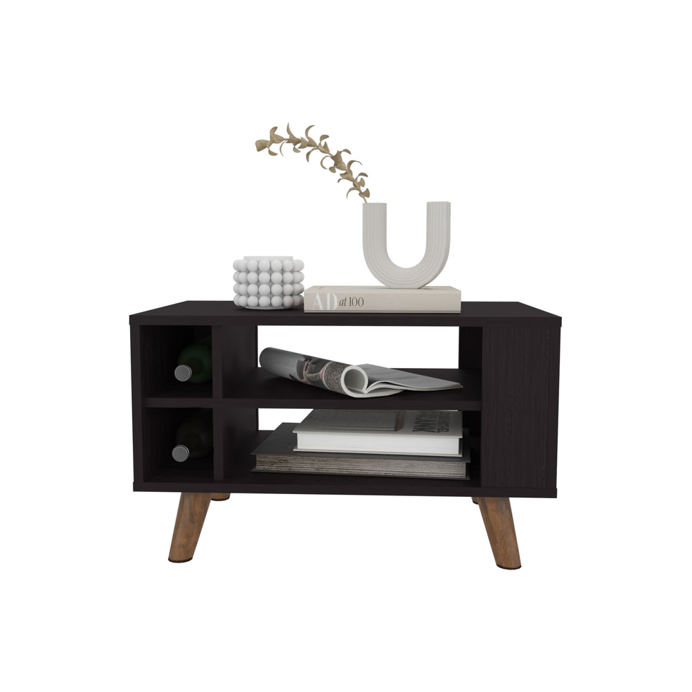 26-Inch Muir Coffee Table with 2 Open Shelves – Durable Construction
