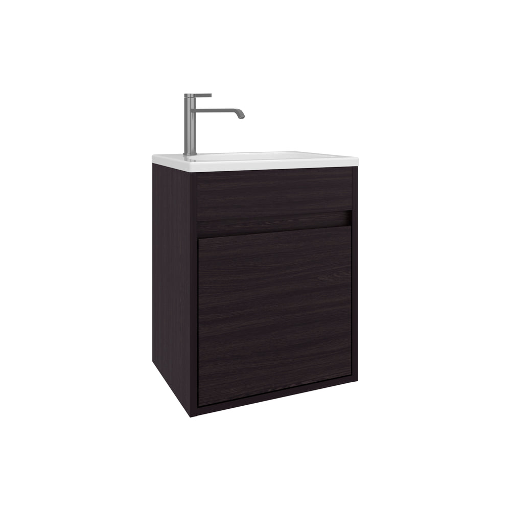 16-Inch Chisana Bathroom Vanity with Sink with Single Door – Integrated Sink Top