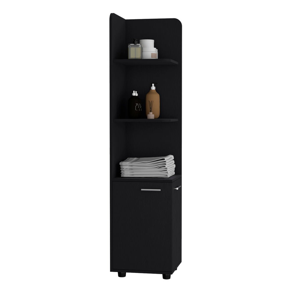 14-Inch Vestal Tall Storage Cabinet – Corner-Fitting Cabinet