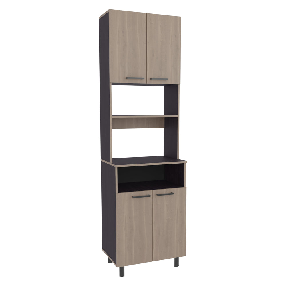 24-Inch Zena Kitchen Pantry Cabinet with 6 Open Shelves – Durable Construction
