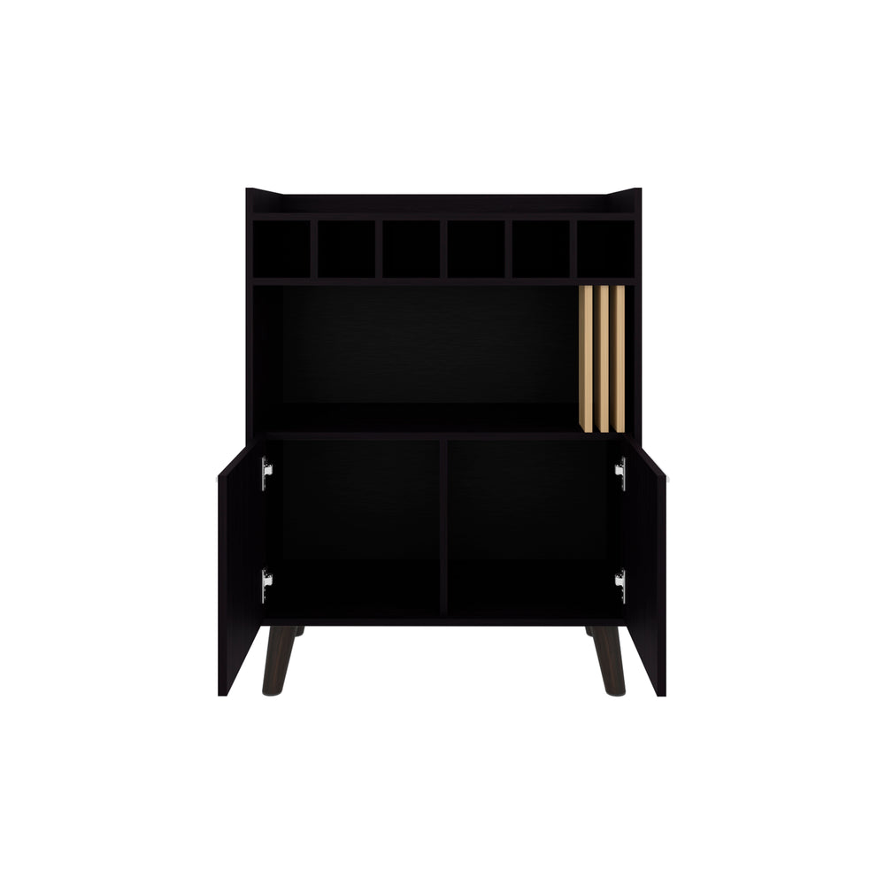 31-Inch Ayr Bar Cabinet with Double Door – Two-Tone Finish