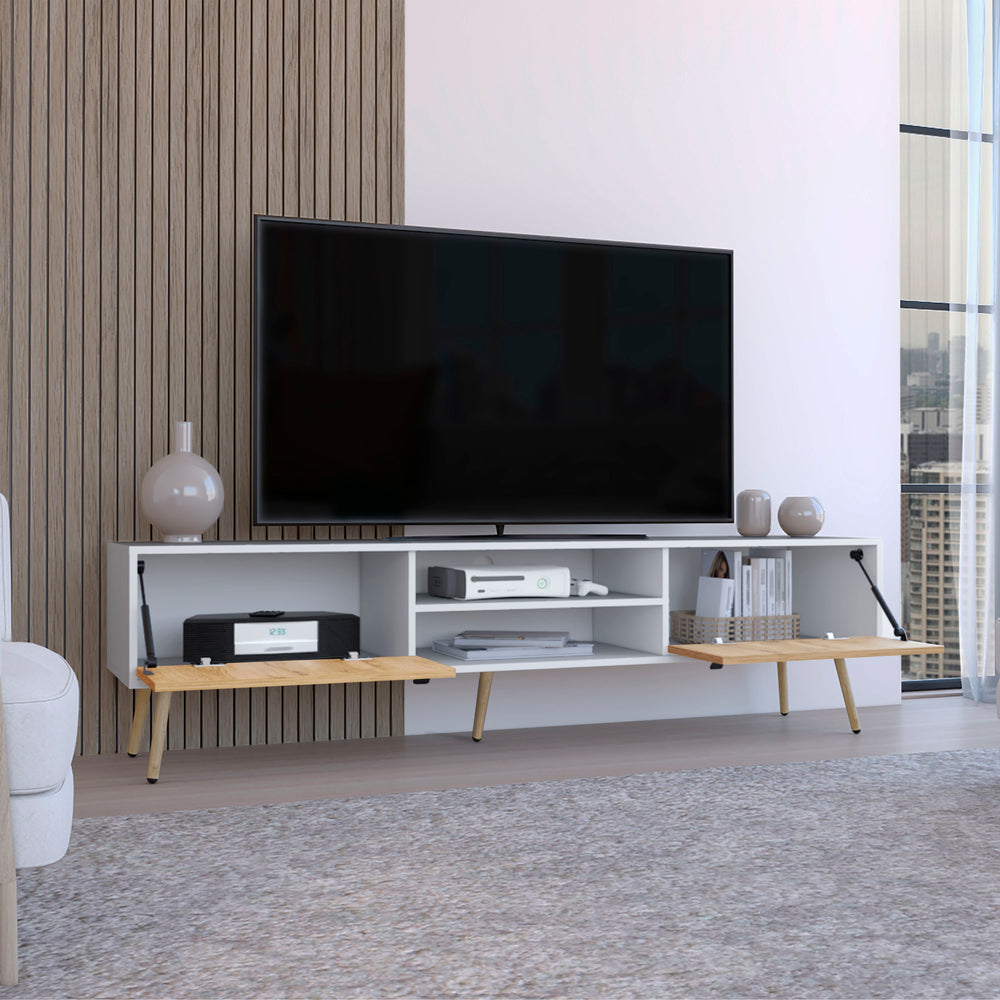 71-Inch Toka Furniture – Open Center Shelf