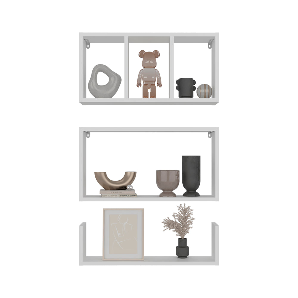22-Inch Dennard Floating Wall Shelves – Versatile Display Space