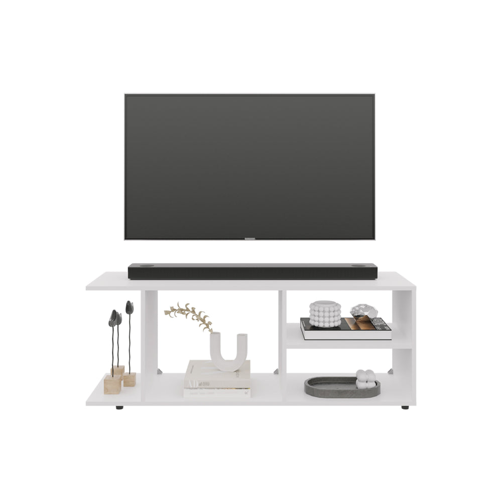 47-Inch Sudley Entertainment Center with 4 Open Shelves – Durable Construction