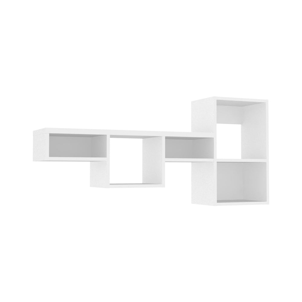 47-Inch Norman Furniture with 7 Open Shelves – Space-Saving Wall Mount
