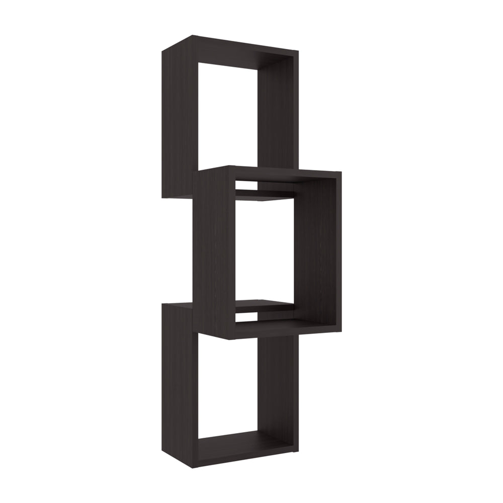 13-Inch Olean Floating Wall Shelves with 3 Open Shelves – Space-Saving Design