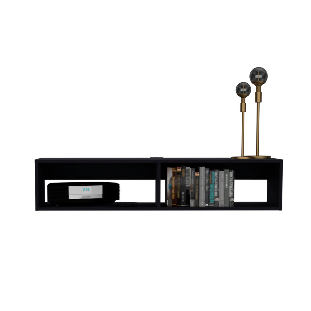 48-Inch Klein FloatingTV TV Stand with Wall-Mounted – Long Low-Profile Build