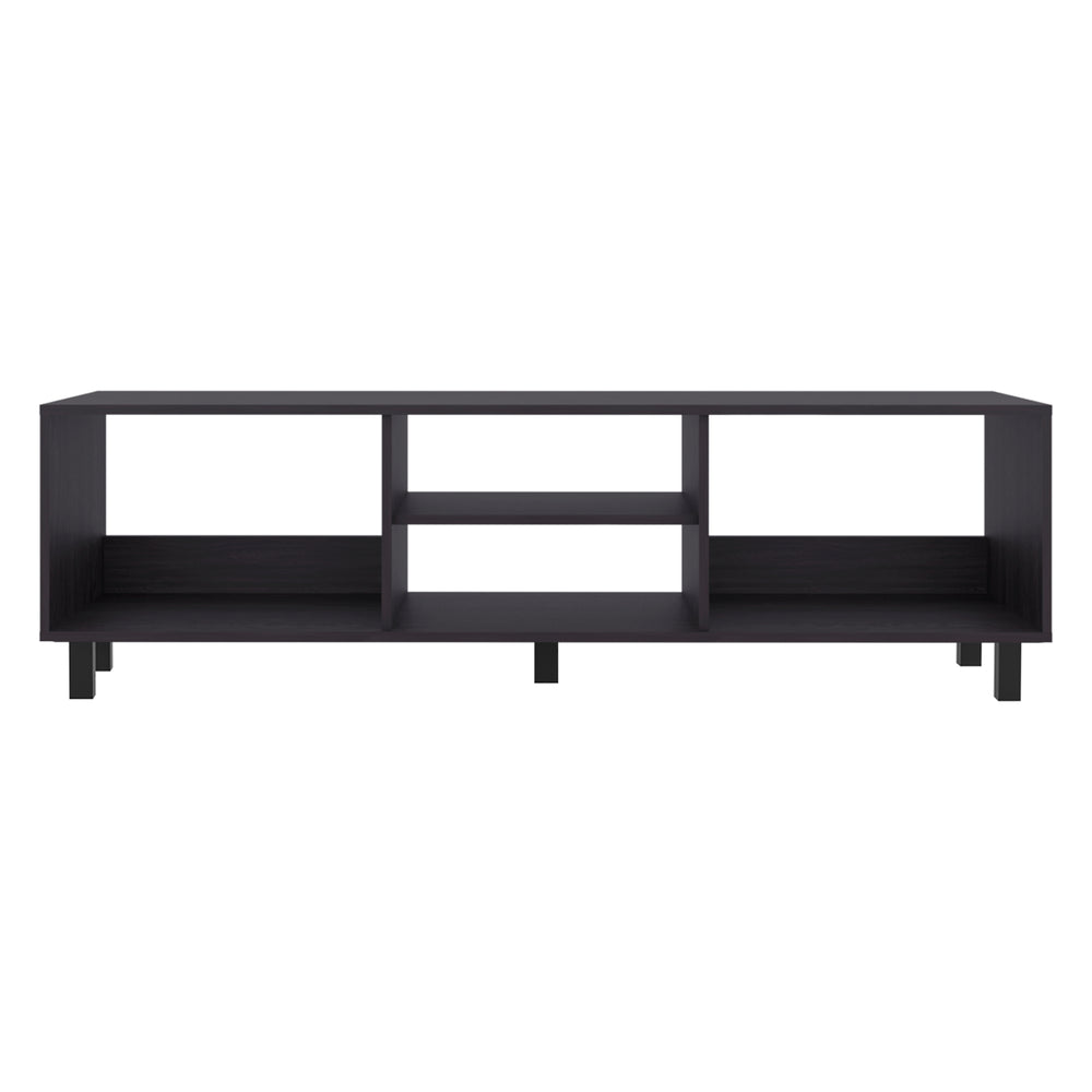 Soper Open Shelf TV Stand for TVs up to 70 Inches with Multiple Storage Compartments – Fully Open Shelving
