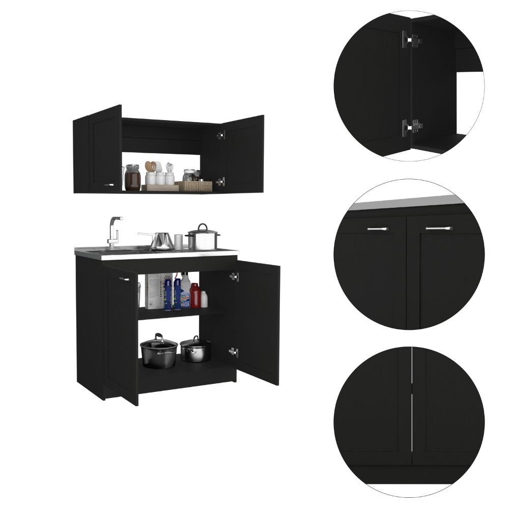 39-Inch Agate Storage Cabinet – Sink-Ready Base