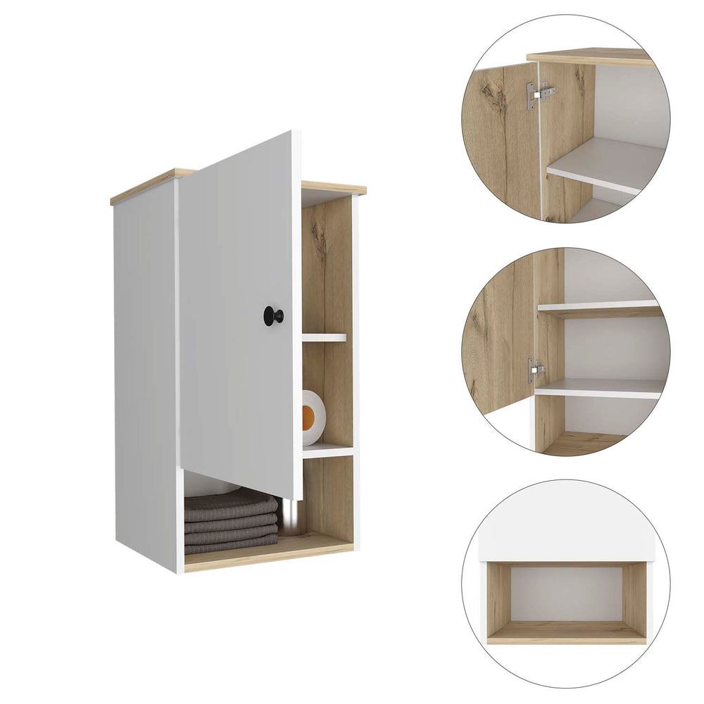 Arya Storage Cabinet with Single Door – Wall-Mounted Space Saver