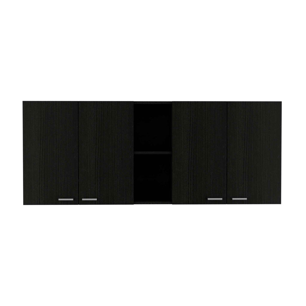Olimpo Storage Cabinet with Double Door – Sturdy Black Build