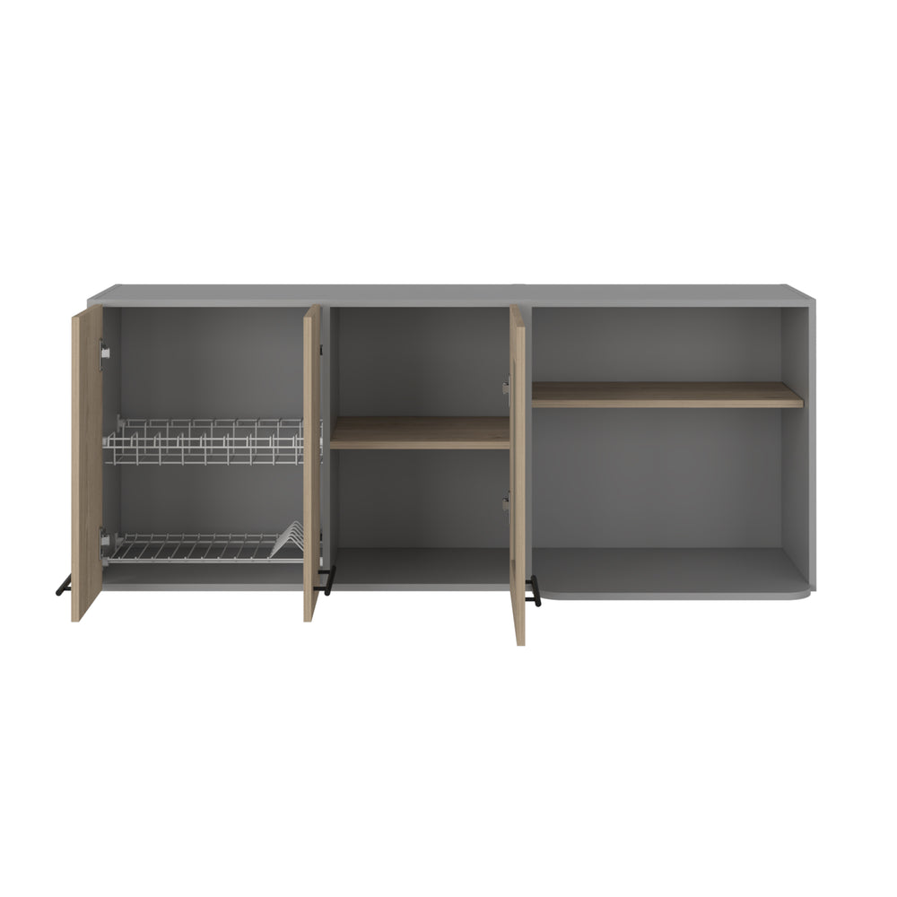 59-Inch Blade Wall Cabinet with Double Door – Cabinet Door Coverage