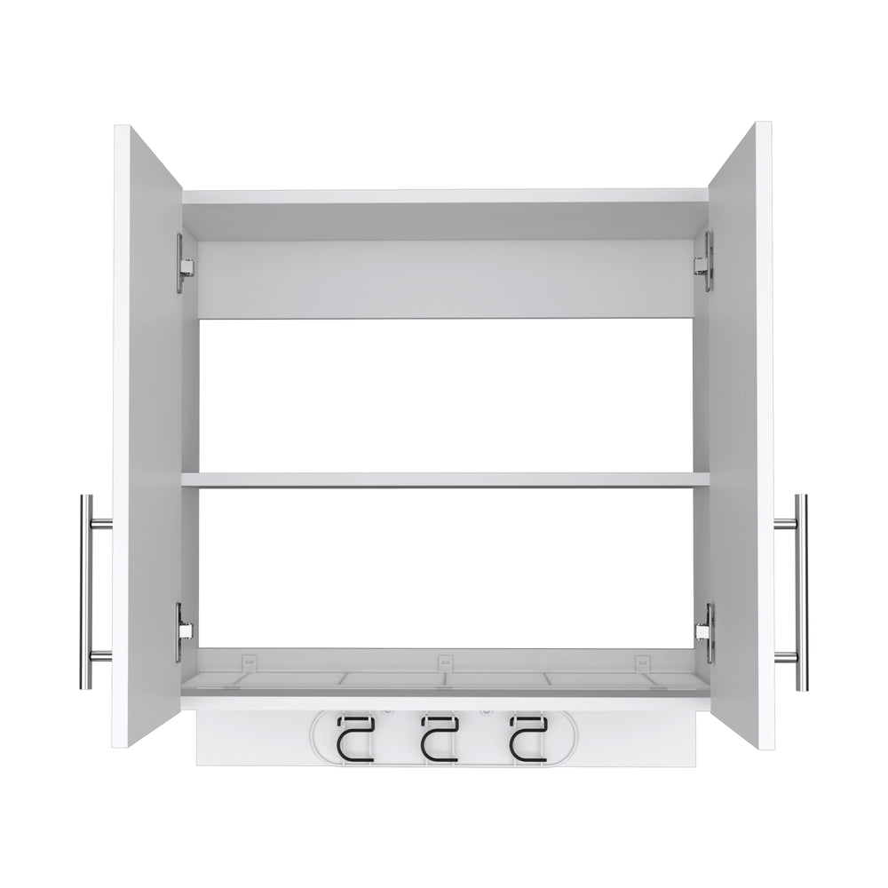 26-Inch Albany Storage Cabinet with Wall-Mounted – Enclosed Cabinet Doors