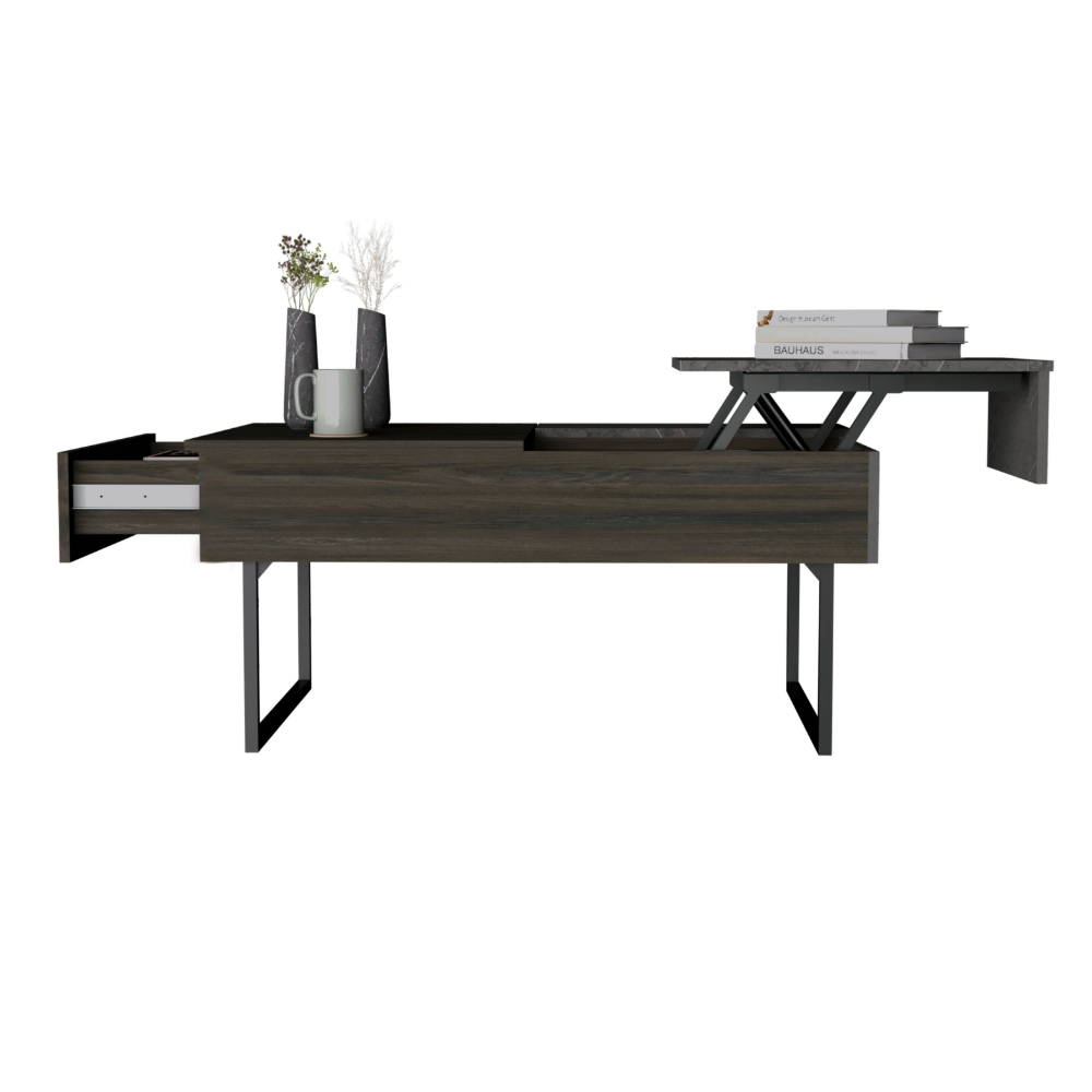 Toronto Lift Top Coffee Table with 1-Drawer – Versatile Lift Surface