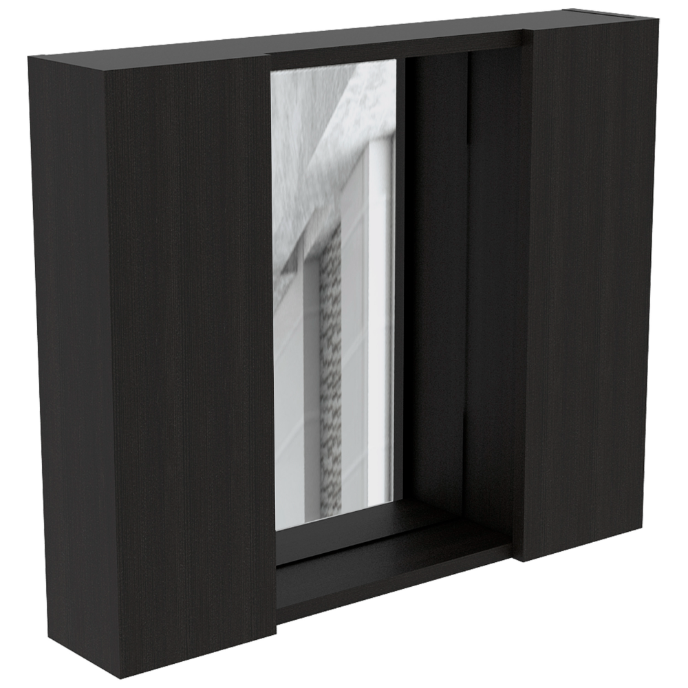 24-Inch Garnet Storage Cabinet with Double Door – Mirror And Storage Combined