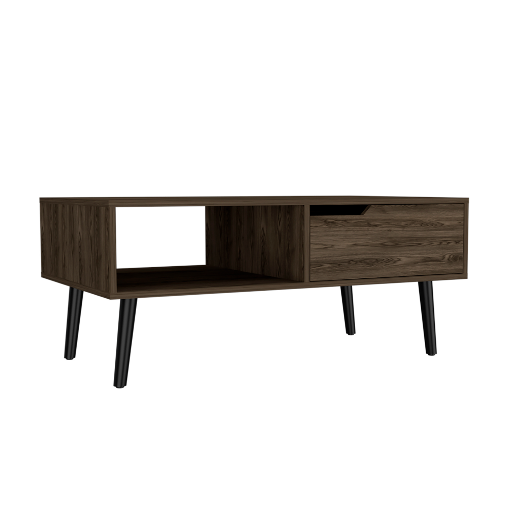 40-Inch Kobe Coffee Table with 1-Drawer – Drawer Storage