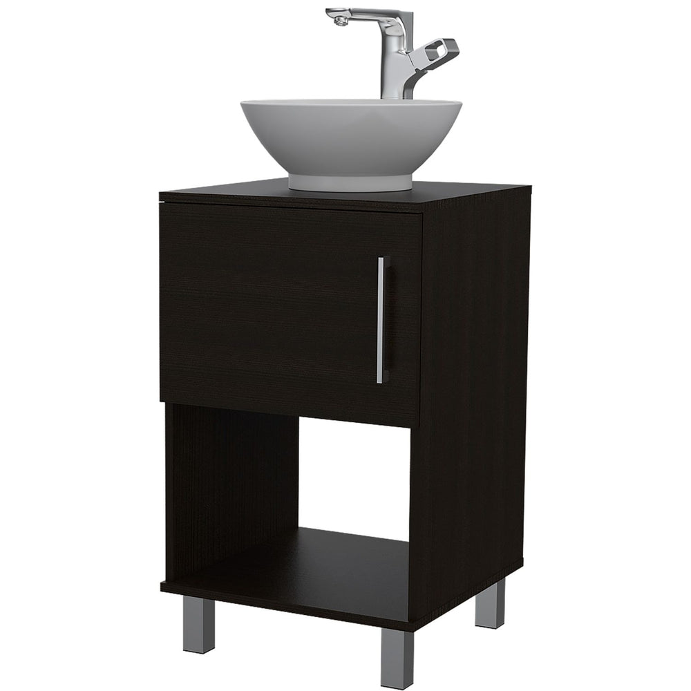 18-Inch Pittsburgh Bathroom Vanity with Sink with Single Door – Durable Moisture-Resistant Finish