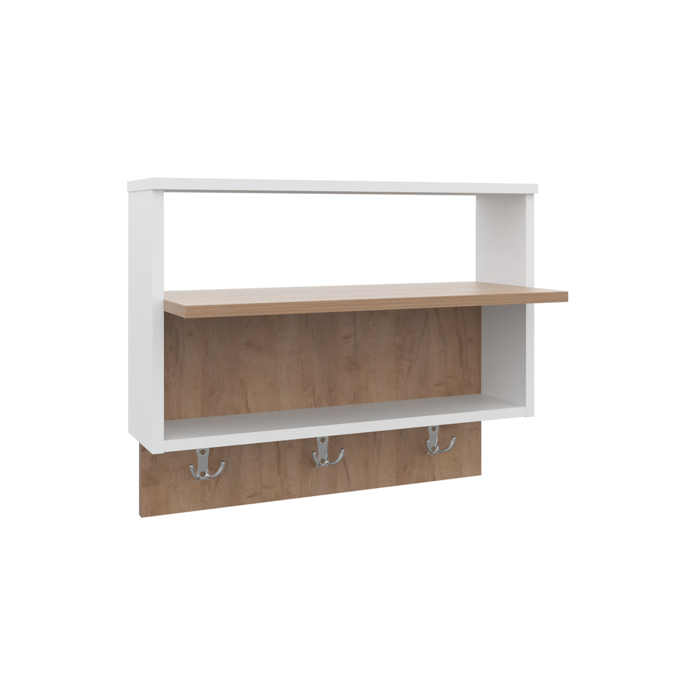 24-Inch Norco Floating Wall Shelves with 2 Open Shelves – Indoor Use And Wall Mounting Required