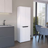 Atka Kitchen Storage Cabinet, with Four Doors and Five Interior Shelves