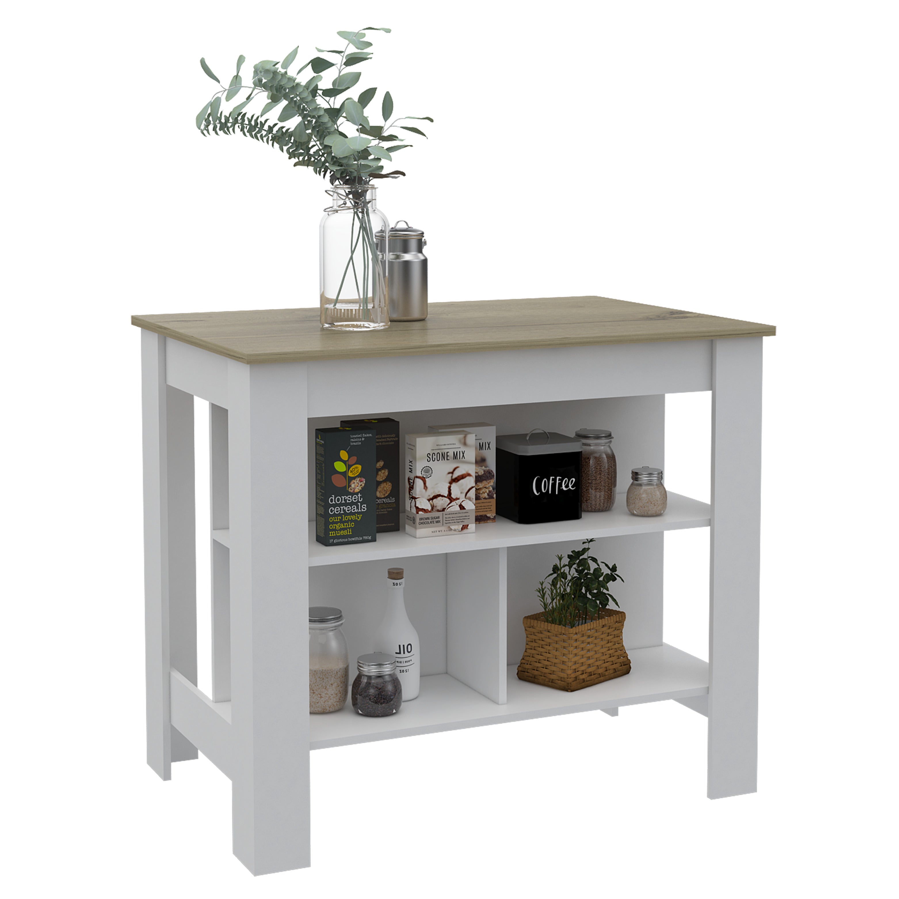 Antibacterial Delos Kitchen Island