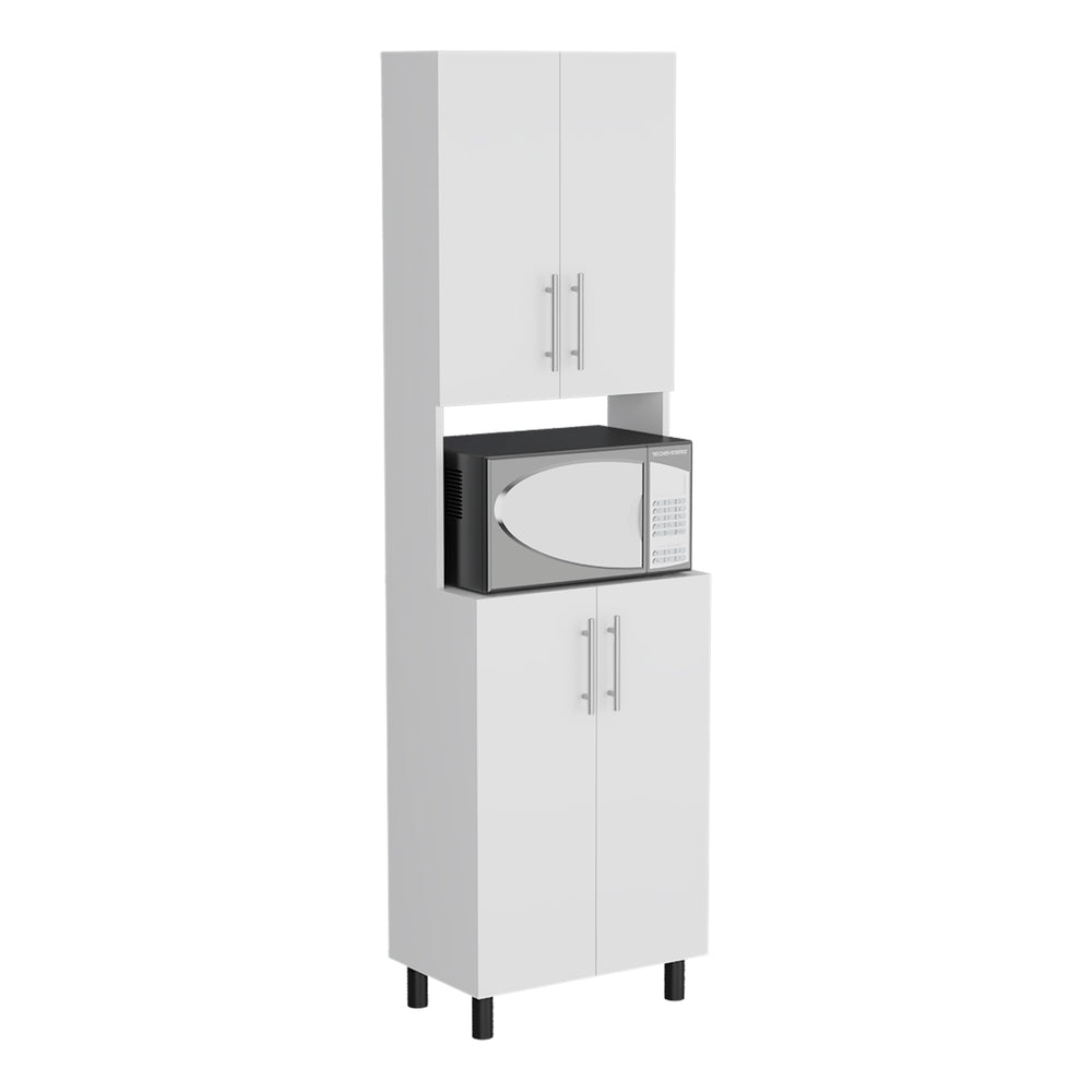 22-Inch Olivet Kitchen Pantry Cabinet with 4 Open Shelves – Durable Construction
