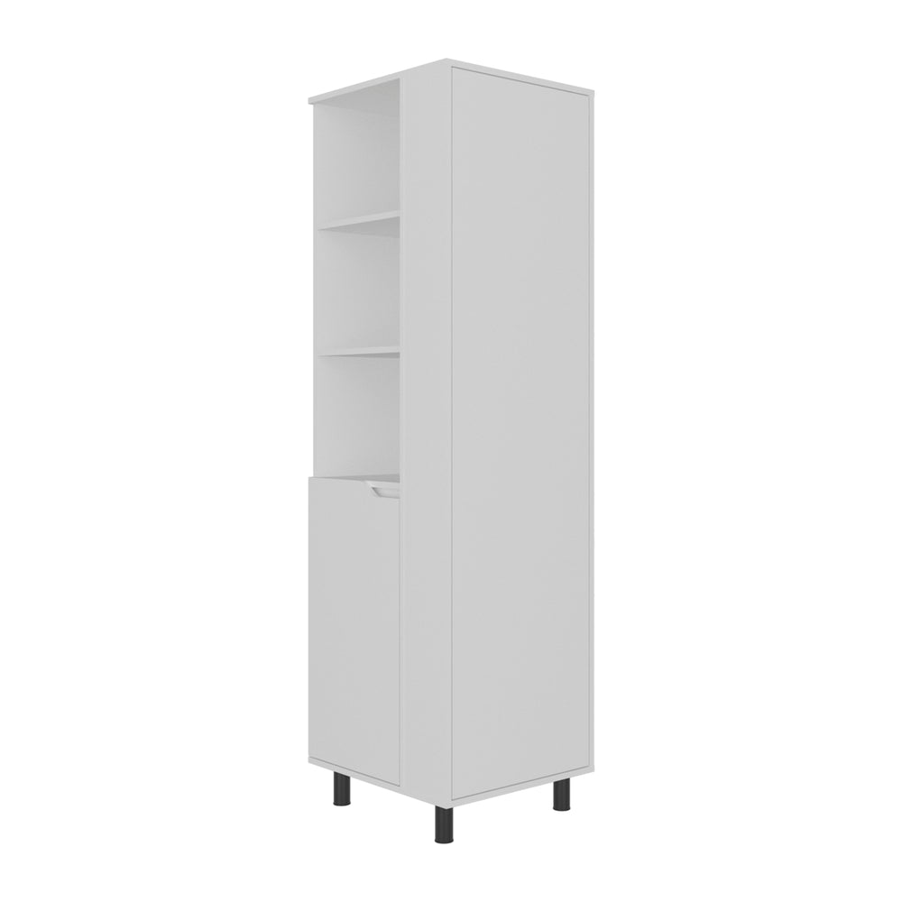 22-Inch Aleneva Broom Storage Cabinet – Pull-Out Drawer