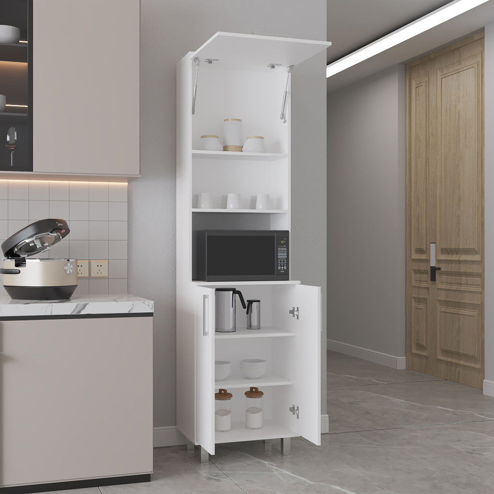 22-Inch Maeser Kitchen Pantry Cabinet with 5 Open Shelves – Open Display Nook