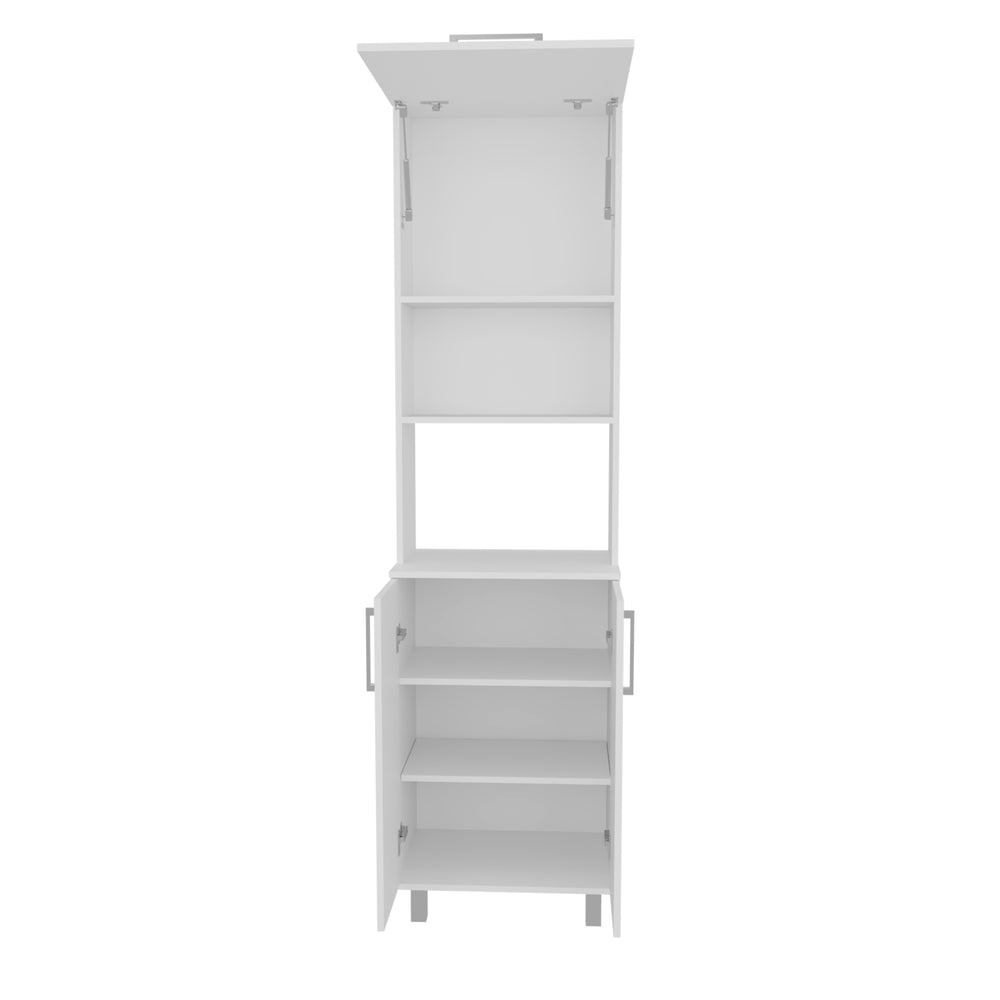 22-Inch Maeser Kitchen Pantry Cabinet with 5 Open Shelves – Adjustable Cabinet Shelving