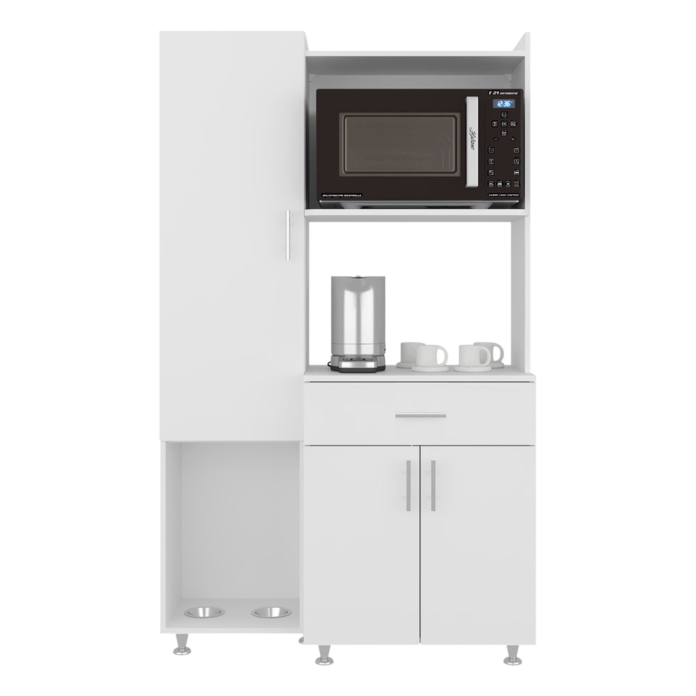 39-Inch Talmo Storage Cabinet with 6 Open Shelves – Durable Construction
