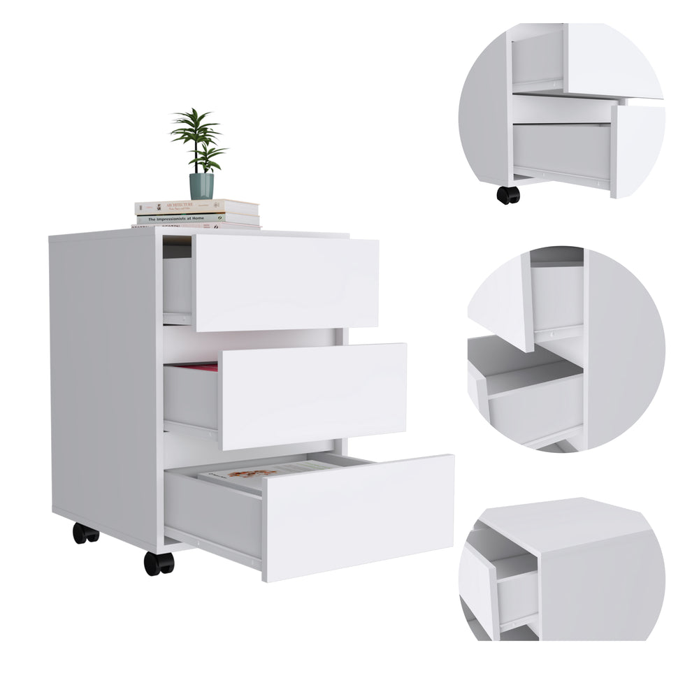 18-Inch Ibero Storage Cabinet with Casters – Countertop Surface
