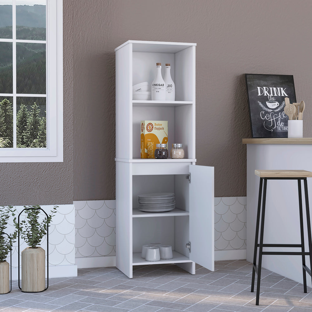 Romulo Kitchen Pantry Cabinet with Single Door – Cabinet Door Storage
