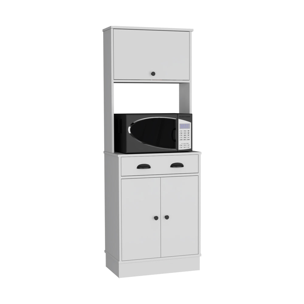 24-Inch Apex Kitchen Pantry Cabinet – Microwave Stand with Pantry Storage