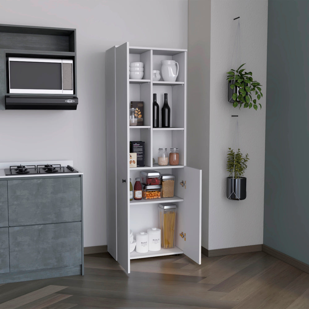 24-Inch Riner Multistotage Furniture with Double Door – Open Shelving