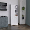 Riner Multistotage with Five-tier storage shelves and Two doors