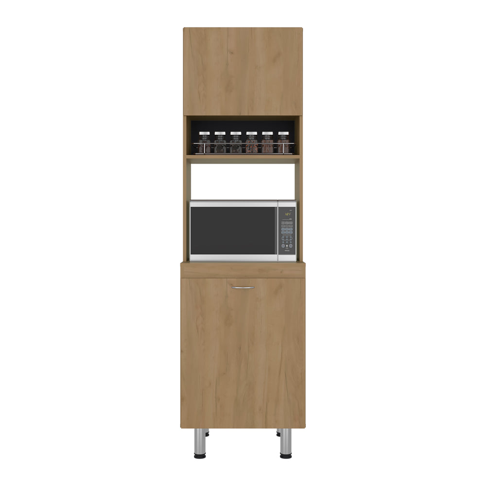 22-Inch Fingal Kitchen Pantry Cabinet with 4 Open Shelves – Space-Saving Footprint