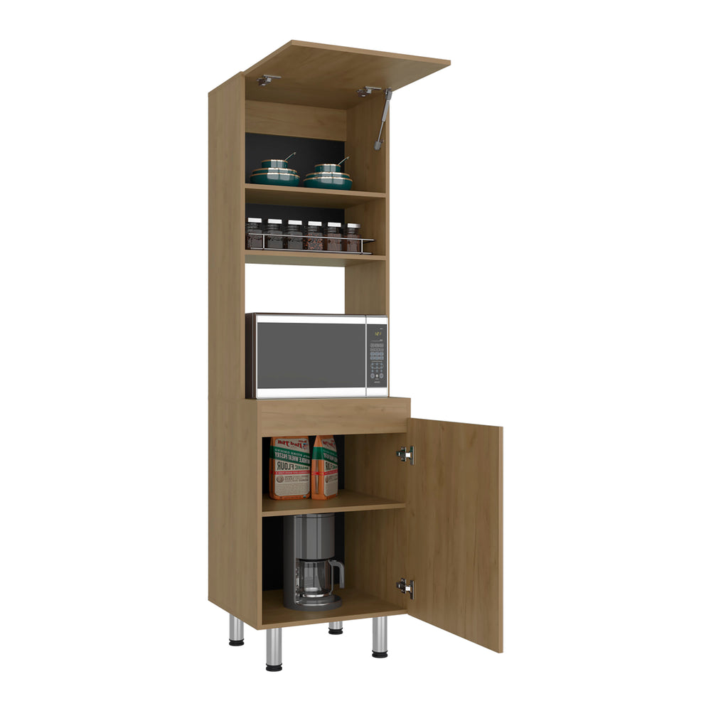 22-Inch Fingal Kitchen Pantry Cabinet with 4 Open Shelves – Durable Everyday Use