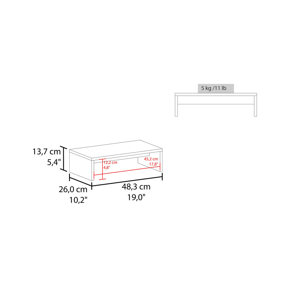 19-Inch Elim Writing Desk – Underneath Storage Space