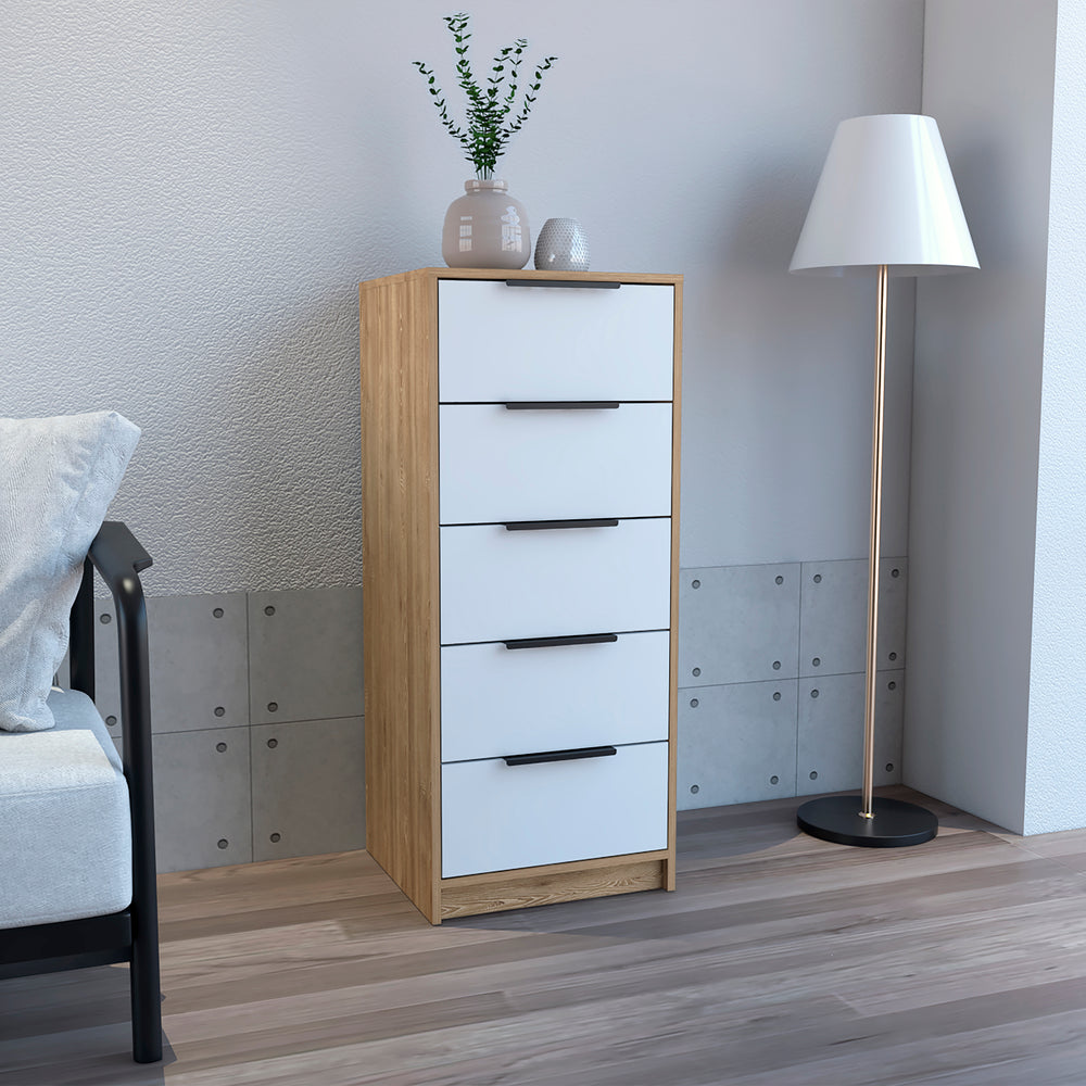 28-Inch Egeo Dresser with 5-Drawer – Sturdy Bedroom Furniture