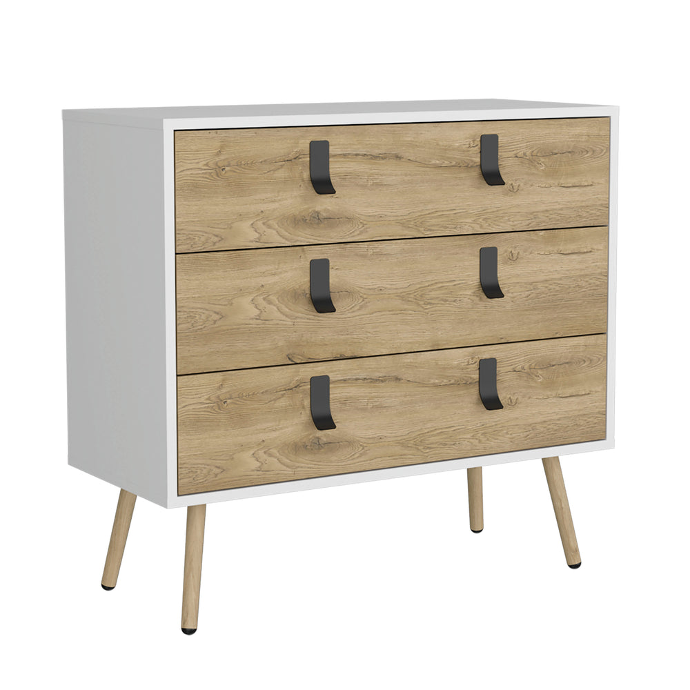 32-Inch Toka Dresser with 3-Drawer – Compact, Versatile Footprint