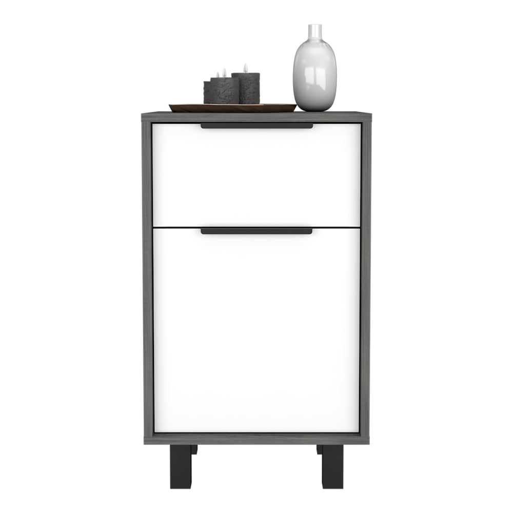 16-Inch Egeo Z Nightstand with 1-Drawer – Durable Construction