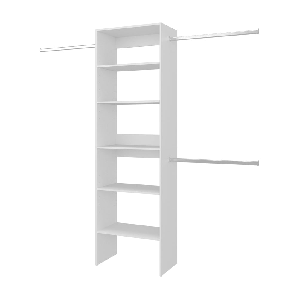 84-Inch Hollis Modular Closet Organizer – Open Shelving Storage