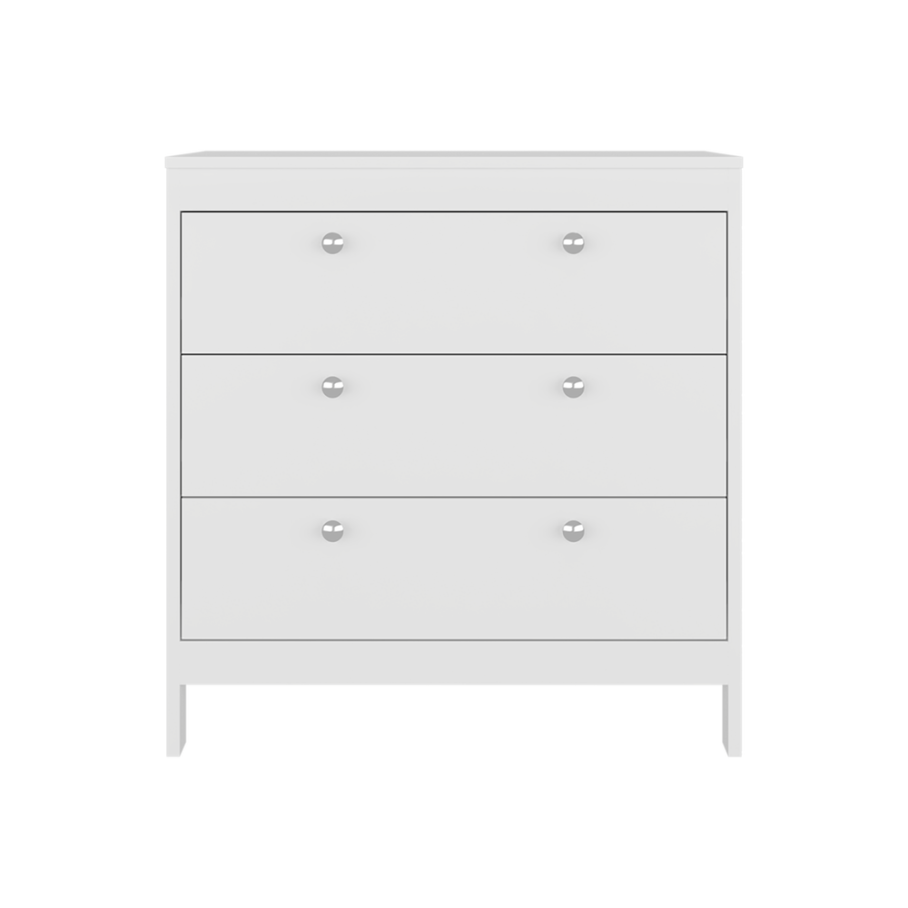 32-Inch Libby Dresser with 3-Drawer – Streamlined Silhouette
