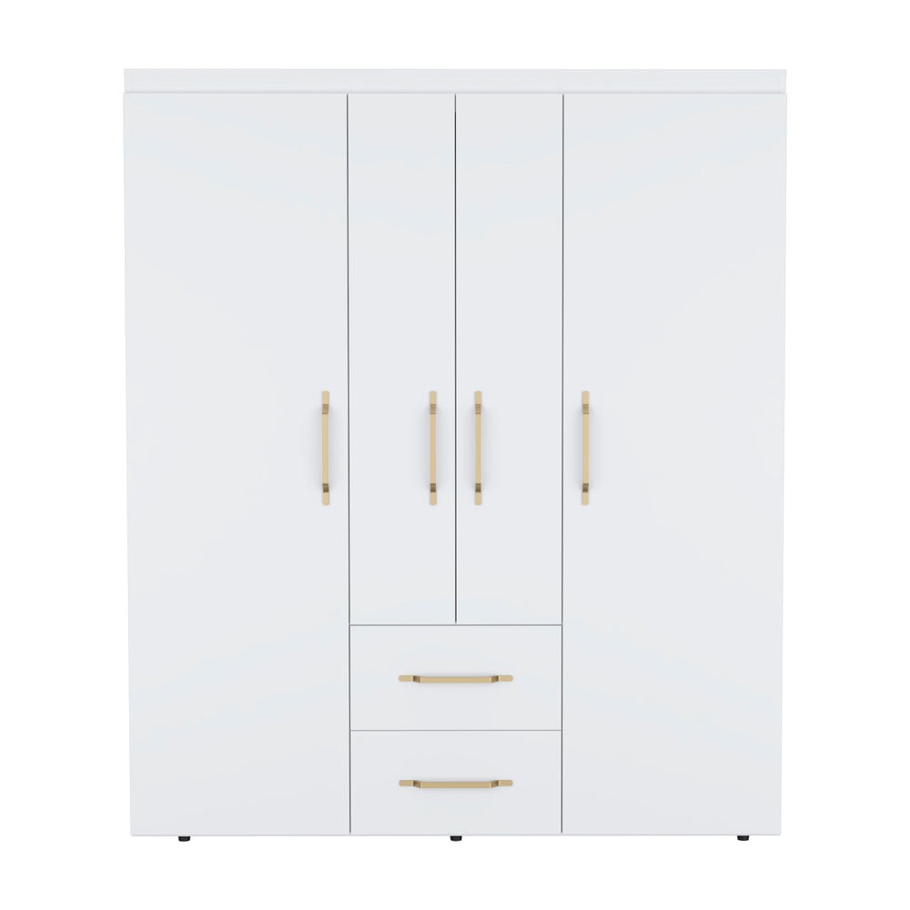59-Inch Valier Wardrobe Closet – Indoor Use And Assembly Required
